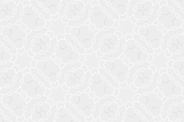 Elegante fondo blanco con elementos geométricos formas abstractas de triángulo hexagonal. Patrón para diseño de sitios web, maquetación, maqueta lista para usar