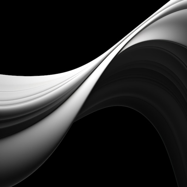 Foto elegante fondo blanco y negro con ondas. lugar de diseño de banner de neón con brillo degradado suave para texto.