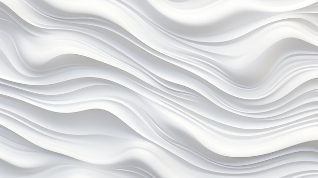 Elegante fondo blanco ondulado abstracto con curvas y texturas suaves