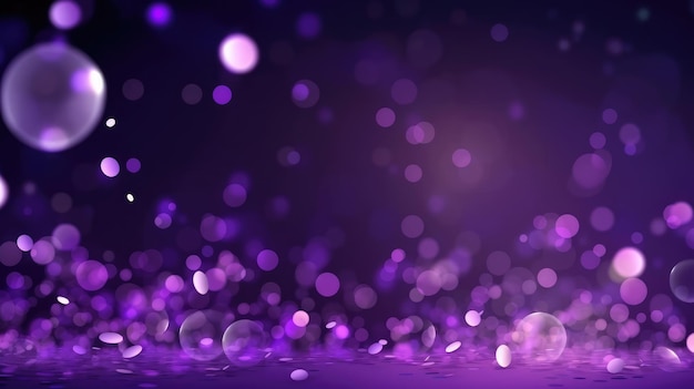 Un elegante fondo bokeh púrpura para eventos y premios glamurosos IA generativa