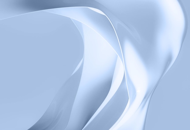 Elegante fondo curvo azul ángel para diseños modernos