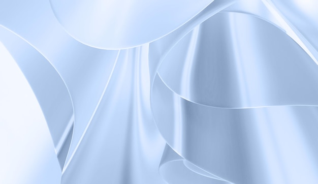 Elegante fondo curvo azul ángel para diseños modernos
