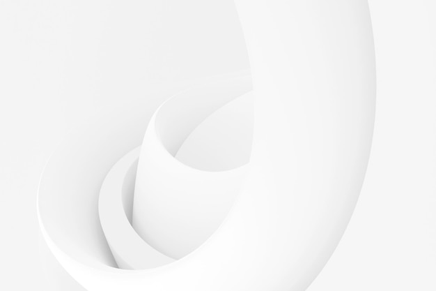 Elegante fondo curvo blanco para diseños modernos