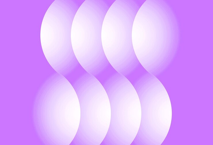 Foto elegante fondo curvo púrpura de cadbury para diseños modernos