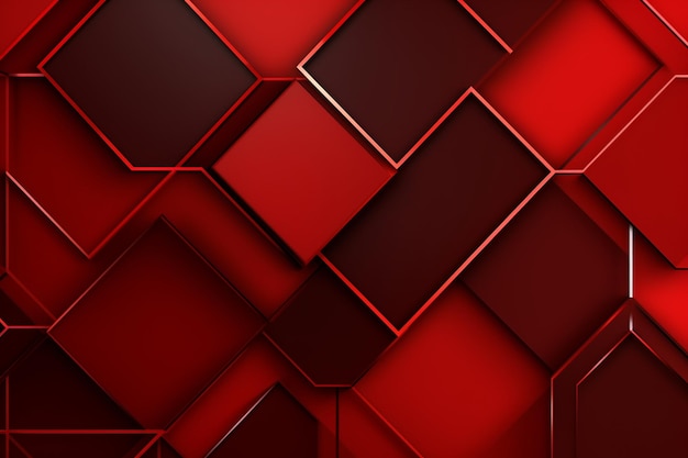 Foto elegante fondo geométrico rojo