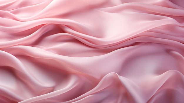 Elegante fondo de seda de color rosa oscuro concepto de boda de lujo IA generativa