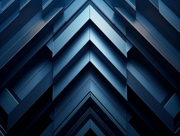 Elegante fondo texturizado de acero azul con reflejo de luz