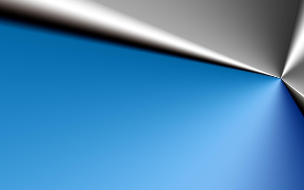 Elegante fundo abstrato gradiente de metal azul