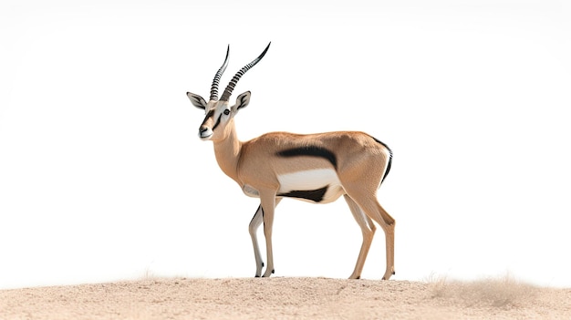 Elegante Gazelle Foto realistische Illustration generative ai