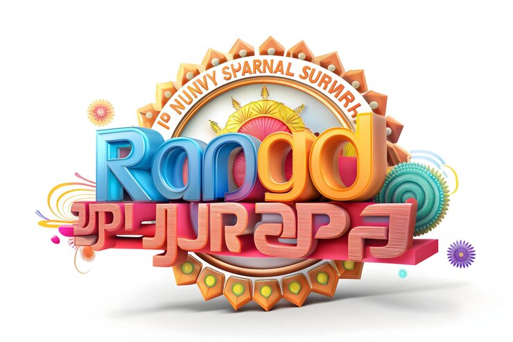 Foto elegante icono de loto 3d con el bendito texto de sharad purnima en fondo blanco espiritual y festivo i