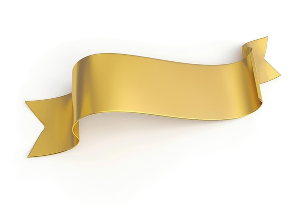 Elegante Illustration des goldenen Bandbanners
