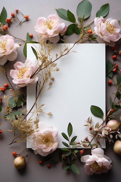 elegante invitación de boda en blanco