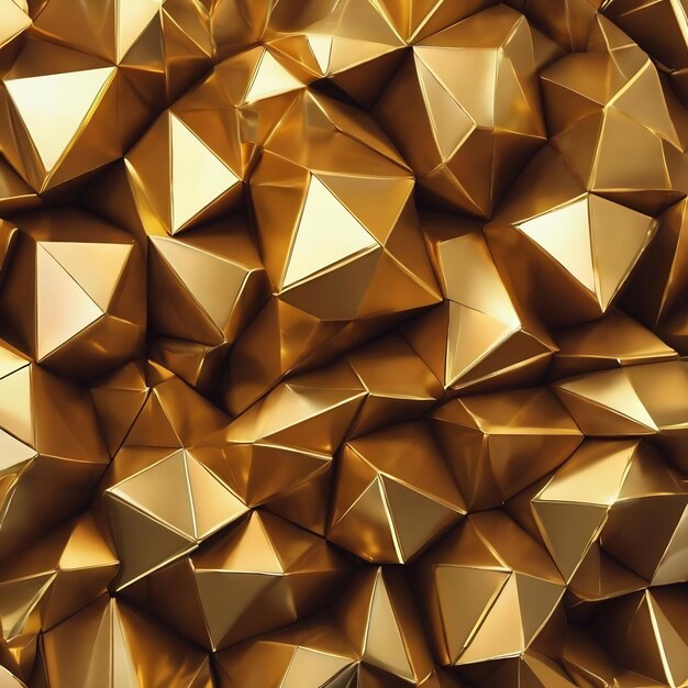 Foto elegante luxo abstrato dourado ou dourado fundo lowpoly