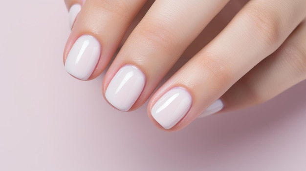 Elegante Manicura Francesa para unas Uñas Hermosas Elegancia Cosmética y Cuidado del Cuerpo de la Mujer