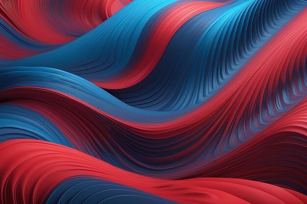 Elegante movimento ondulado de alta qualidade vermelho azul misto fundo abstrato gradiente de fluido