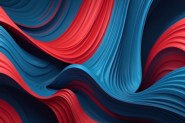 Elegante movimento ondulado de alta qualidade vermelho azul misto fundo abstrato gradiente de fluido