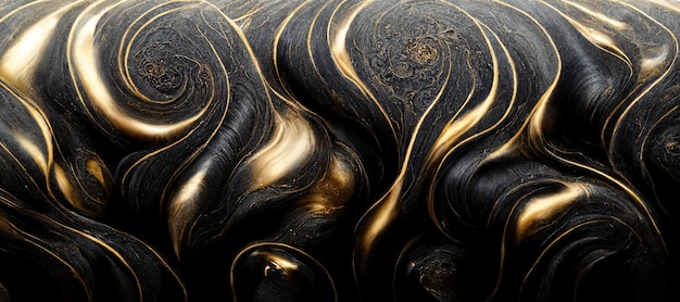 Elegante padrão de ouro ondulado textura abstrato fundo