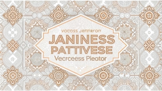 Elegante patrón javanés lujoso diseño tradicional