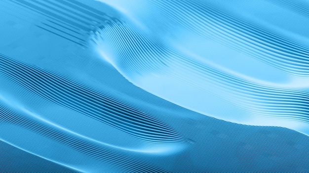 Elegante Picton Blue Curve Background para Designs Modernos
