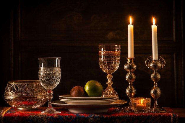 Elegante Shabat Resplandor Shabat Shalom imagenes