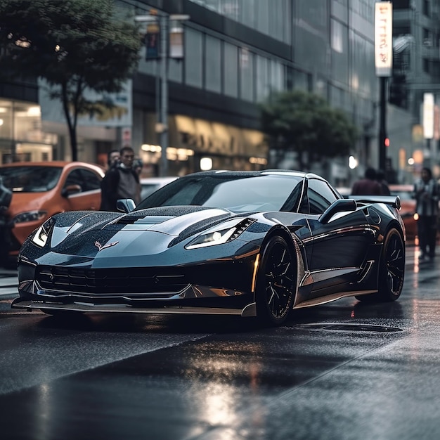 Elegante Stance Modern Widebody Corvette Stingray