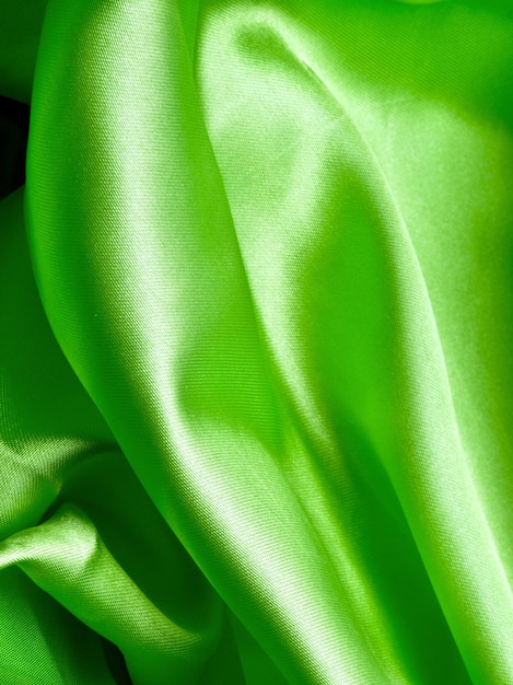 Elegante textura de cetim verde suave