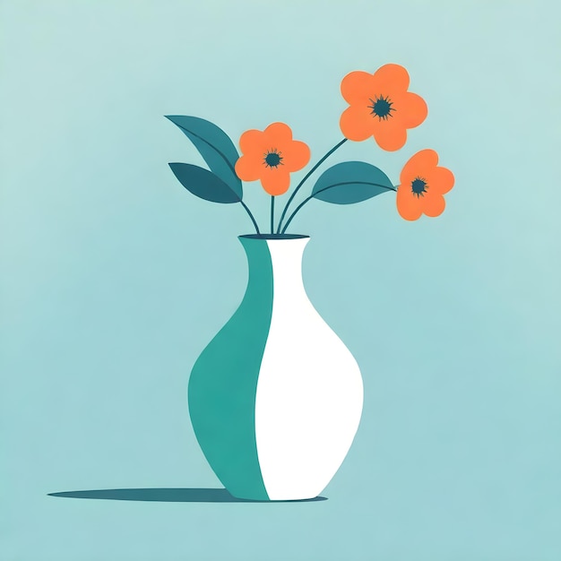 Foto elegante vase mit kompliziertem design und breitem hals-clip art