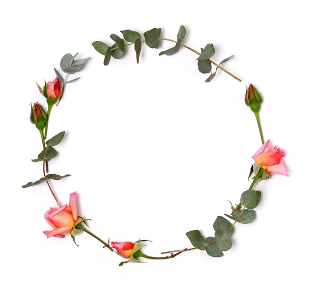 Eleganter Blumenrahmen