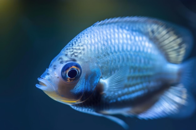 Eleganter Gourami, der anmutig schwimmt