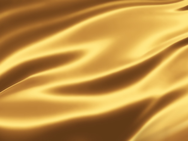 Eleganter Hintergrund aus goldener Seide für Ihre Projekte