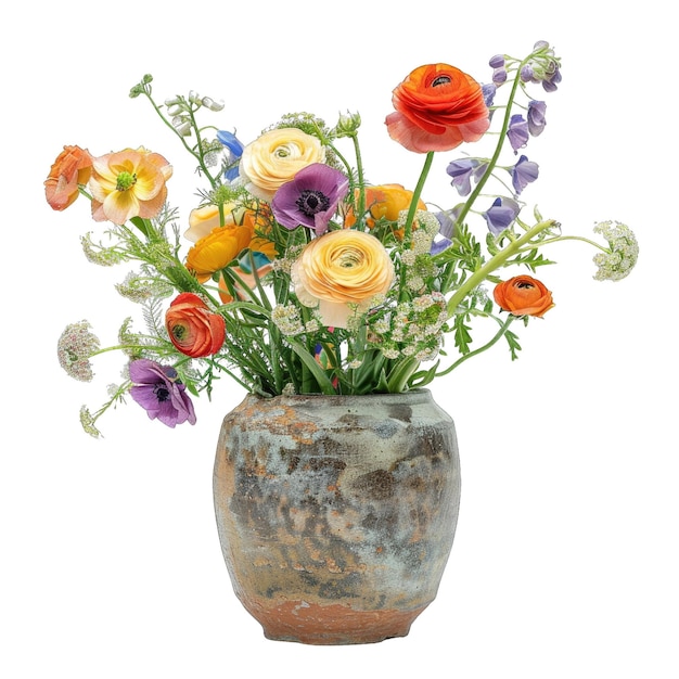 Elegantes arreglos florales en jarrones decorativos