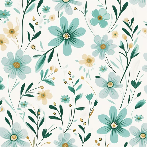 Elegantes Blumenmuster-Design