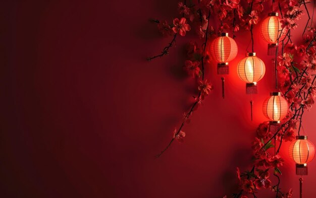 elegantes chinesisches Neujahrs-Hintergrundbanner