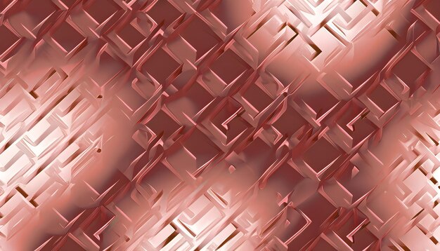 Elegantes geometrisches Muster aus Rosengold