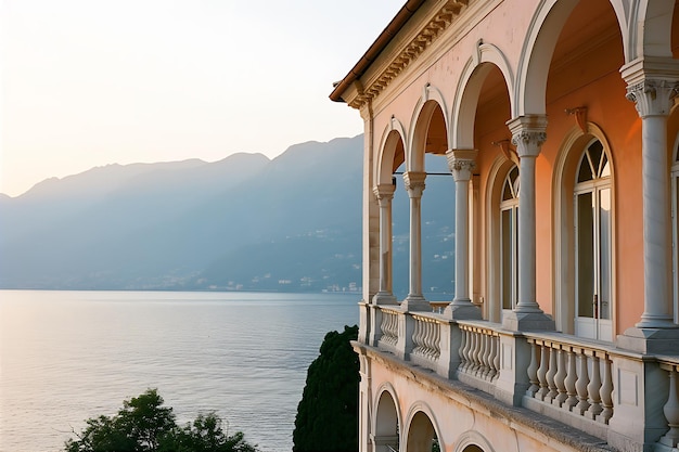 Elegantes Haus mit Balkon