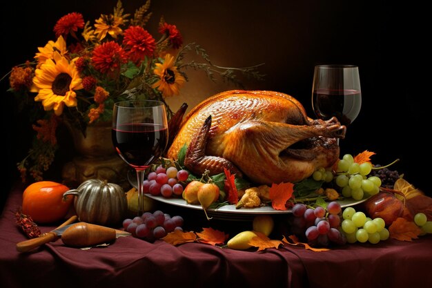 Eleganz des Thanksgiving-Festes