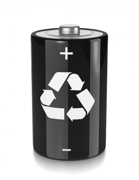 Elektrische Batterie recyceln