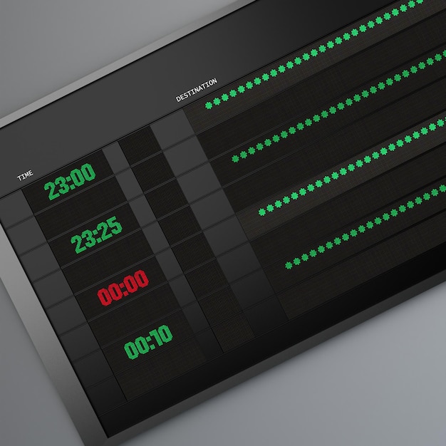 Elektronischer Fahrplan