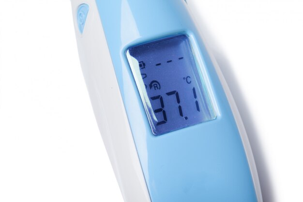 Elektronischer moderner Thermometer getrennt