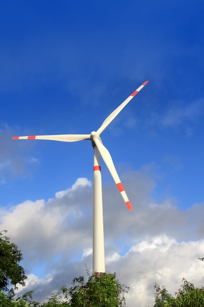 Elelctric grüne Energie mit Aerogeneratorwindmühle