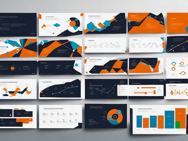 Elemente für Infografiken auf weißem Hintergrund Präsentationsvorlagen Verwendung in der Präsentation Flyer Unternehmensbericht Marketing Werbung Jahresbericht