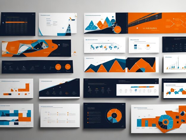 Elemente für Infografiken auf weißem Hintergrund Präsentationsvorlagen Verwendung in der Präsentation Flyer Unternehmensbericht Marketing Werbung Jahresbericht