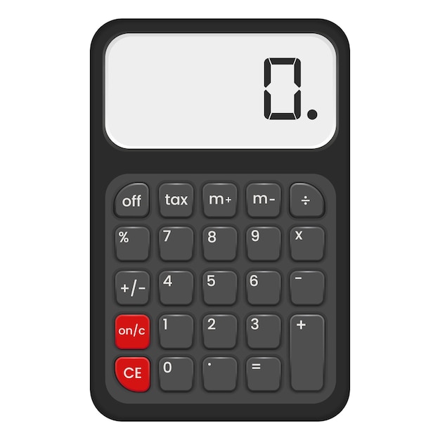 El elemento de la calculadora Png de fondo transparente