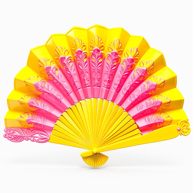 elemento de decoração de ventilador asiático chinês para ornamento de ano novo chinês