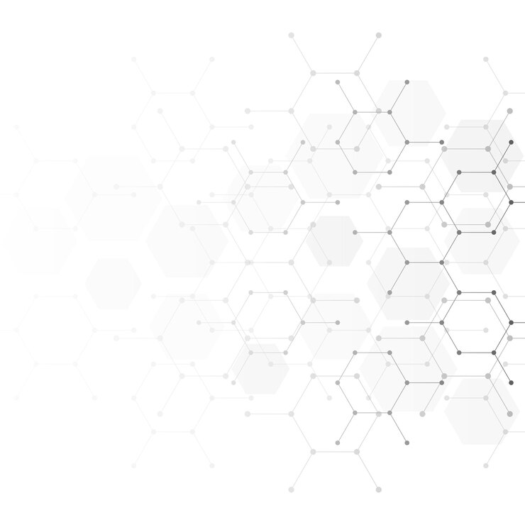 Foto elemento de design abstrato com fundo geométrico de padrão de forma de hexágonos