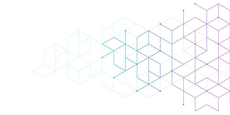 Foto elemento de design abstrato com fundo geométrico de padrão de forma de hexágonos