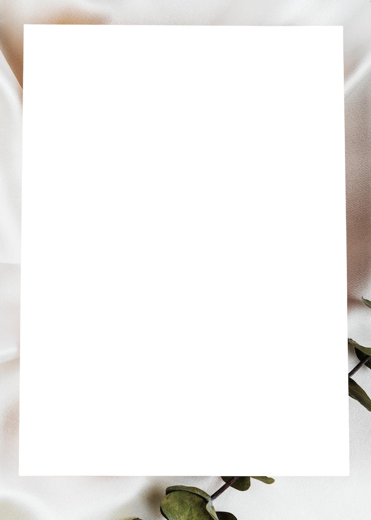 Foto elemento de design de cartão de convite branco