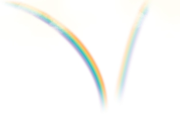 Elemento de design png arco-íris