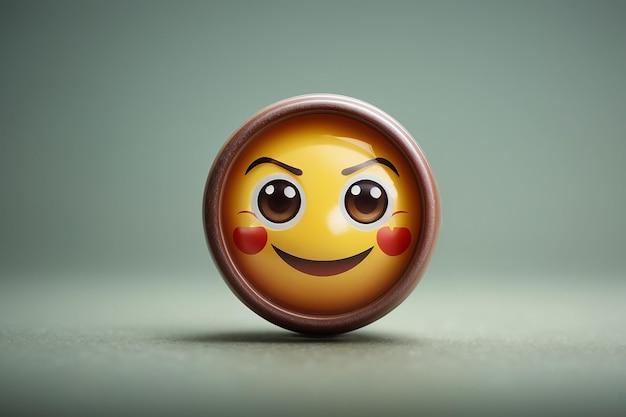 Elemento de emoji PSD livre isolado