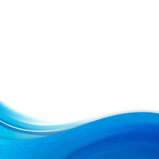 Elemento de projeto do modelo de quadro de curva azul